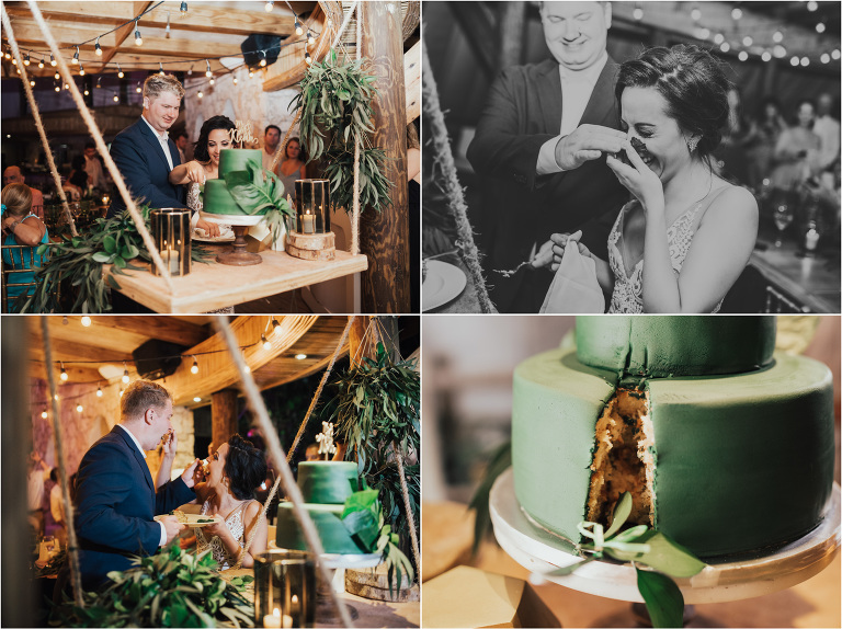 boho green wedding jellyfish punta cana