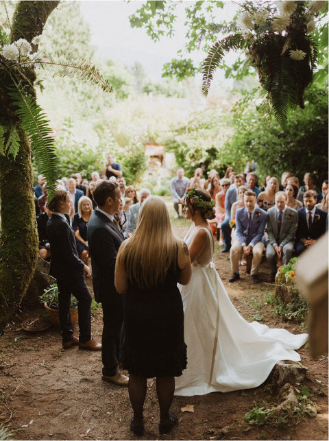 wedding ceremony mission bc backyard wedding