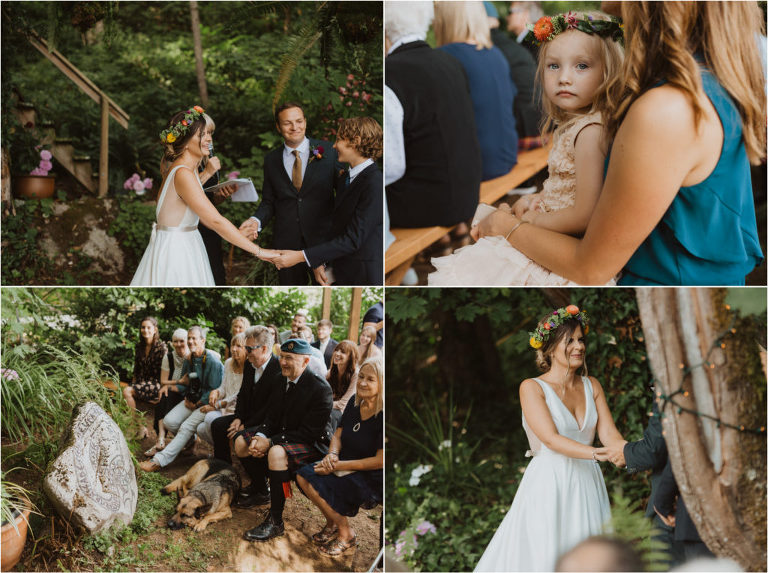 wedding ceremony mission bc backyard wedding