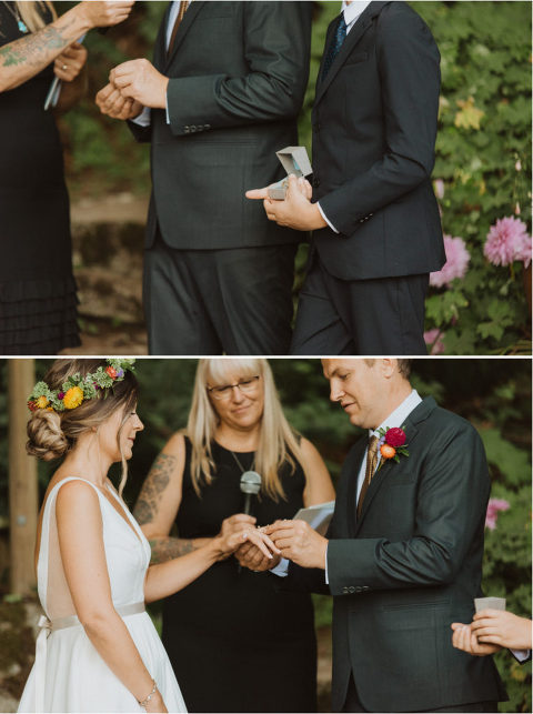 wedding ceremony mission bc backyard wedding