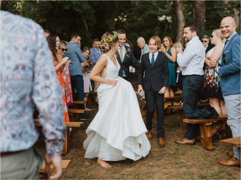wedding ceremony mission bc backyard wedding