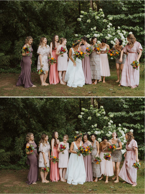 bridal party blooper