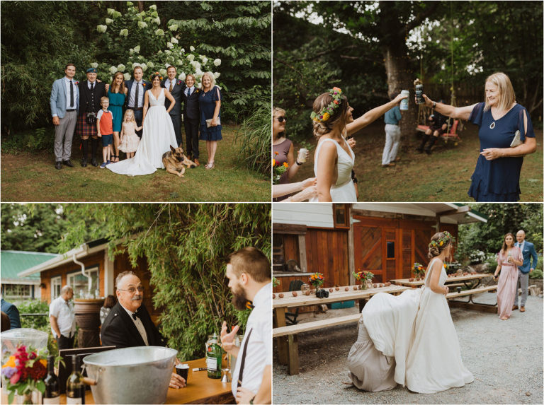 mission bc backyard wedding