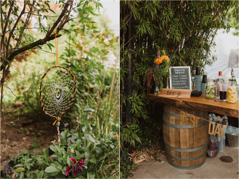 mission bc backyard wedding