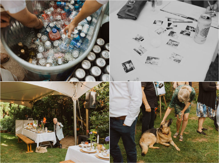 mission bc backyard wedding