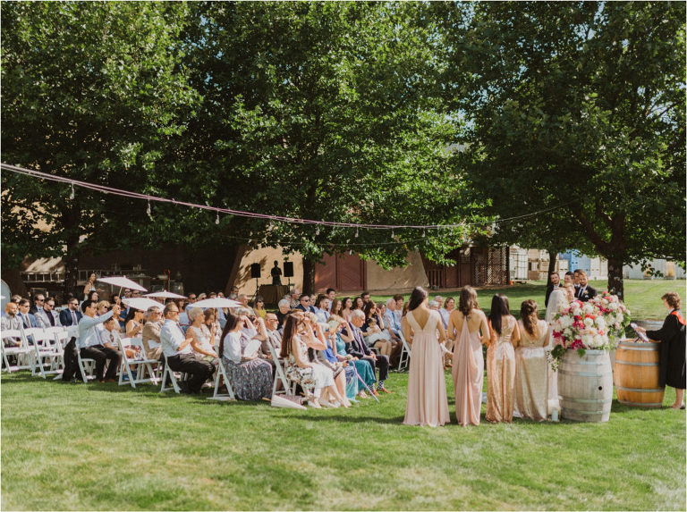 wedding ceremony okanagan winery wedding naramata bc penticton bc red rooster