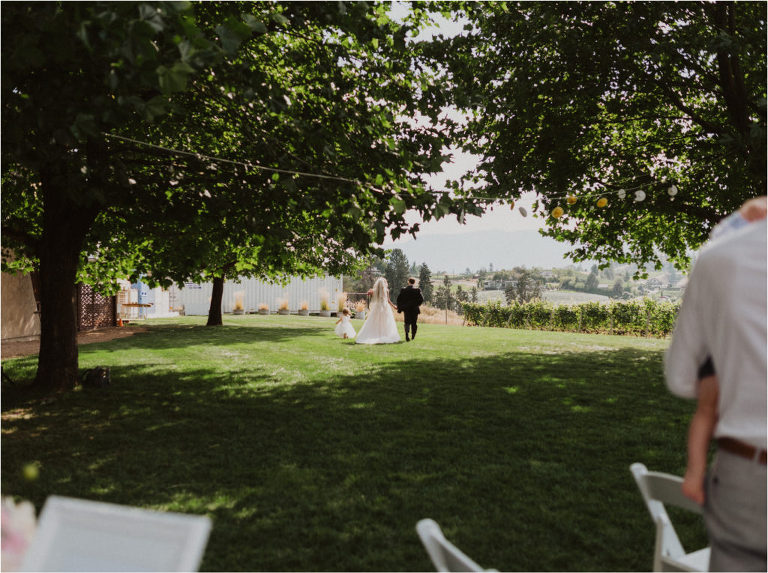 wedding ceremony okanagan winery wedding naramata bc penticton bc red rooster